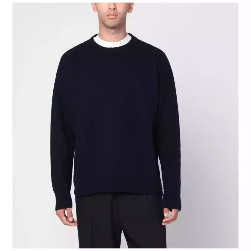 Jil Sander Midnight blue cotton T-shirt