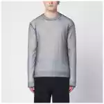 Jil Sander Grey jumper with layered design