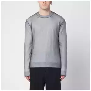Jil Sander Grey jumper with layered design