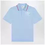 adidas by Wales Bonner Light blue polo shirt with logo