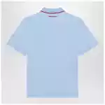adidas by Wales Bonner Light blue polo shirt with logo