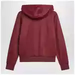 adidas by Wales Bonner Bordeaux hooded sweatshirt in cotton blend