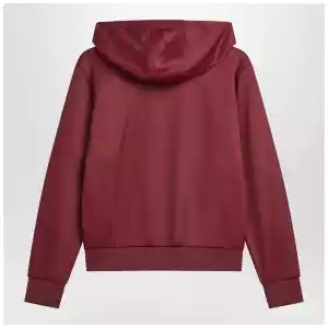 adidas by Wales Bonner Bordeaux hooded sweatshirt in cotton blend