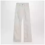 Calvin Klein Relaxed Flared beige jeans in linen blend