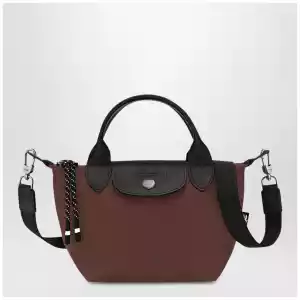 Longchamp XS Le Pliage Energy bag with handle in cacao colour