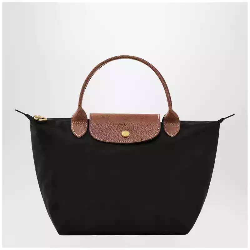 Longchamp Black Le Pliage Original S bag