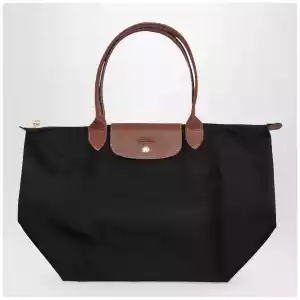 Longchamp Black Le Pliage Original L bag