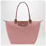 Longchamp Pink Le Pliage Original L bag