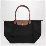 Longchamp Black Le Pliage Original M bag