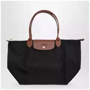 Longchamp Black Le Pliage Original M bag
