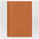 Longchamp Le Foulonné amber-coloured passport case