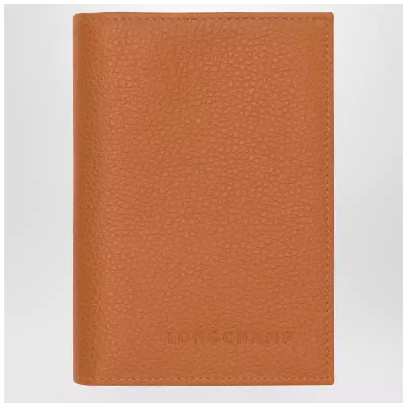 L3416021_S_LONG-490.a Longchamp Le Foulonné amber-coloured passport case