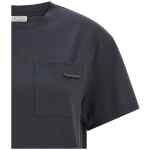 Brunello Cucinelli Shiny Tab T-shirt