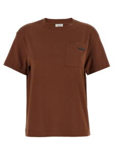 Brunello Cucinelli Shiny Tab T-shirt