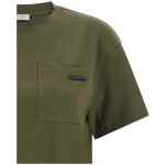 Brunello Cucinelli Shiny Tab T-shirt