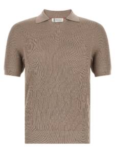 Brunello Cucinelli Knitted Polo Shirt