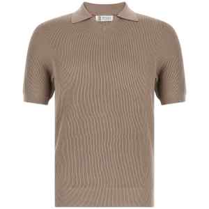 Brunello Cucinelli Knitted Polo Shirt