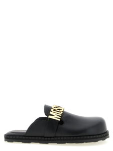 Moschino Leather Sabots