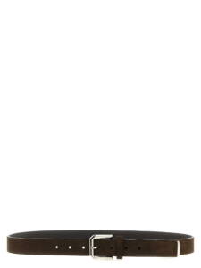Brunello Cucinelli Inverted Leather Belt