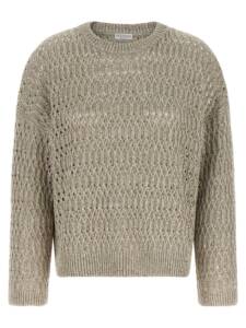 Brunello Cucinelli Dazzling Braids Sweater