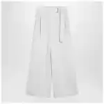 Brunello Cucinelli Ecru sartorial wrap trousers