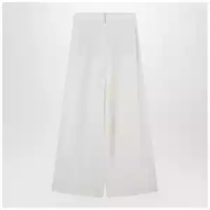 Brunello Cucinelli Ecru sartorial wrap trousers