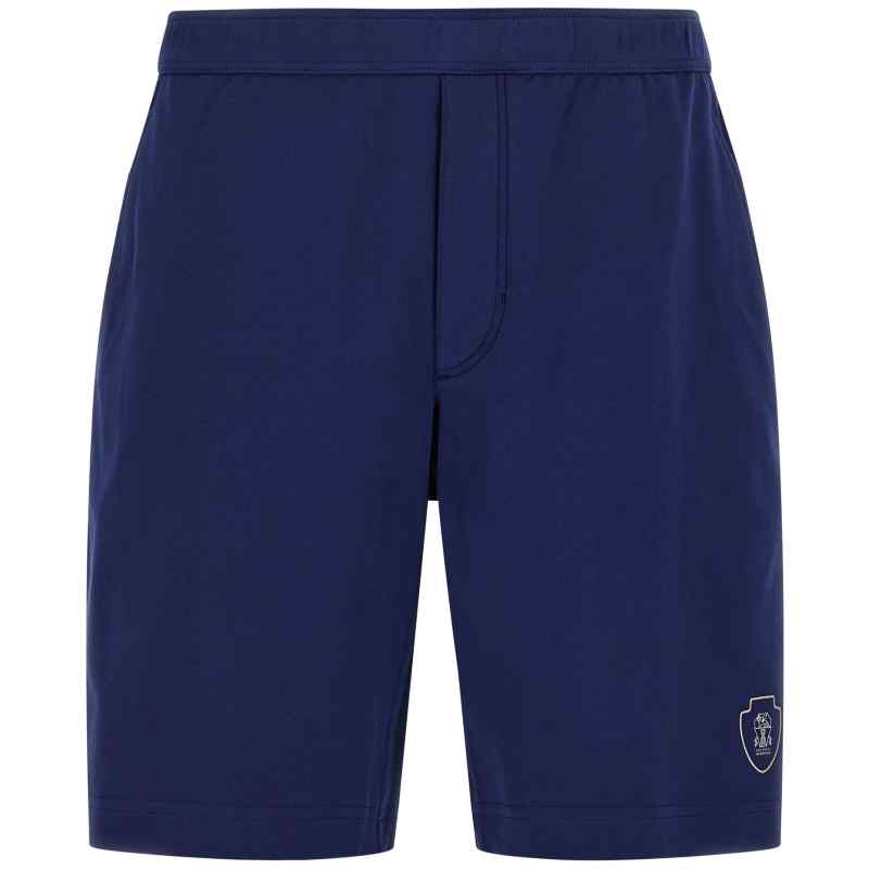 Brunello Cucinelli Interlock Cotton Bermuda Shorts