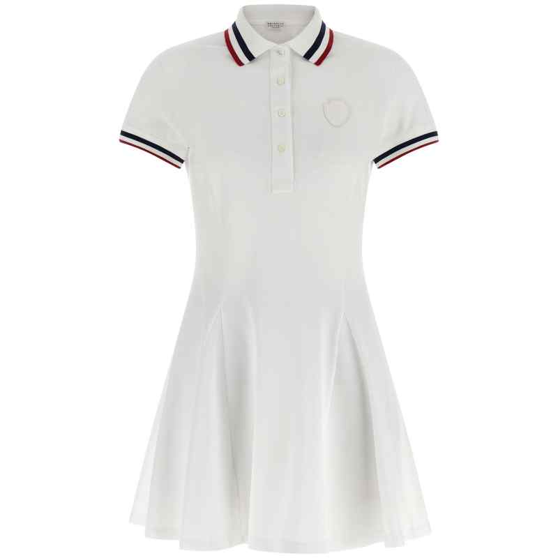 ML944A5469C159_01_M_2026-02-10T09-47-05.726Z-1 Brunello Cucinelli Logo Embroidery Tennis Dress