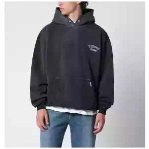 Represent Forevers hoodie in washed black