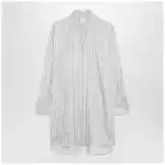 Max Mara Oversized striped silk shirt