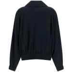Brunello Cucinelli Shiny Zipper Pull Sweatshirt