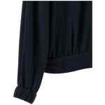 Brunello Cucinelli Shiny Zipper Pull Sweatshirt