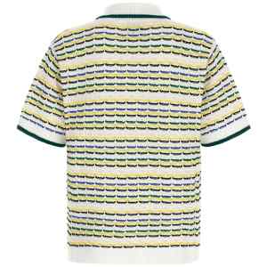 Casablanca Tuck Stitch Short Sleeve Shirt