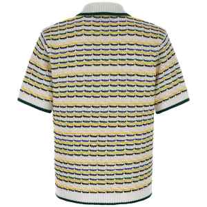Casablanca Tuck Stitch Polo Shirt