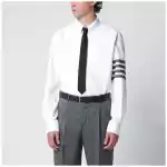 Thom Browne White cotton button-down shirt