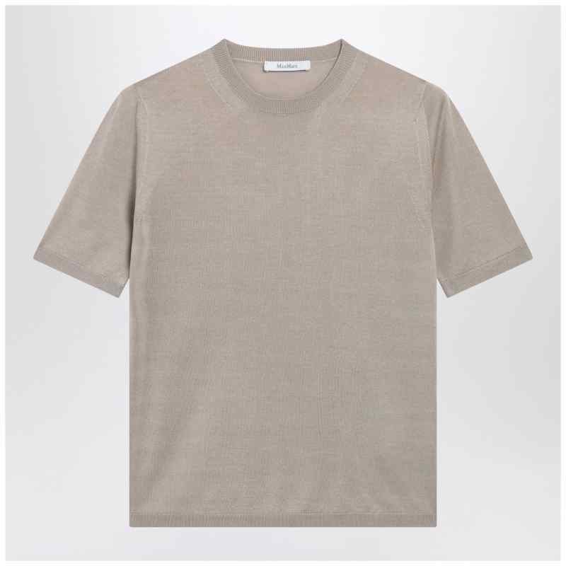 Max Mara Rock beige cashmere and silk sweater