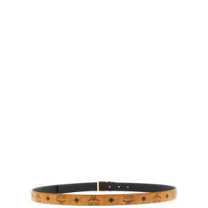 Mcm Logo Buckle Belt.