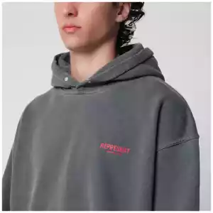 Represent Washed black hoodie