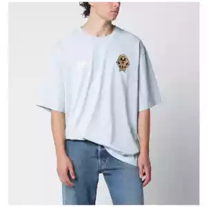 Off White Off-White™ Off-White light blue T-shirt with logo prints