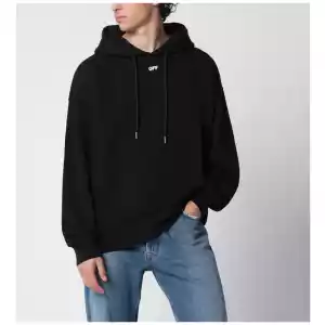 Off White Off-White™ Off-White black hoodie with Arrow print