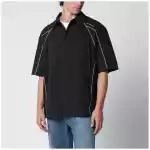 Off White Off-White™ Off-White black OWR Garment-Dyed Gabardine Sporty bowling shirt