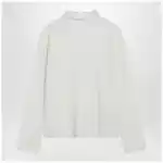 Max Mara Ivory cashmere-blend sweater