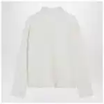 Max Mara Ivory cashmere-blend sweater
