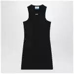 Off White Off-White™ Black mini dress with logo