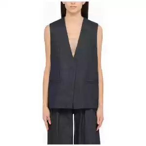 AMIRI Blue cotton waistcoat