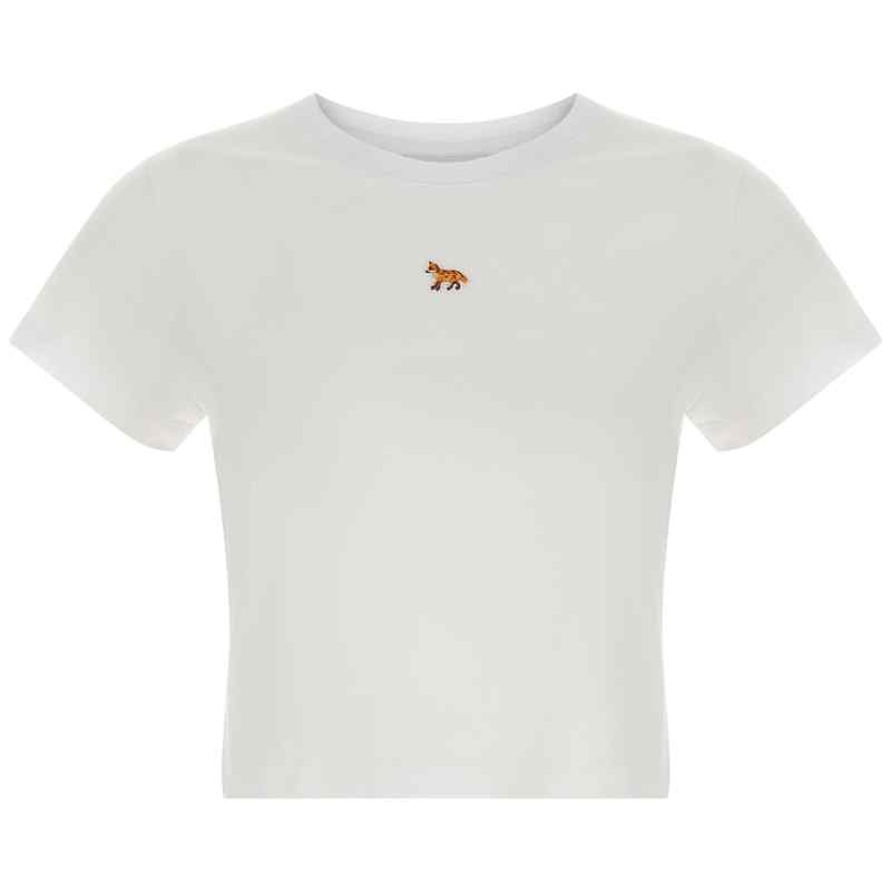 Maison Kitsuné Baby Fox Cropped T-shirt