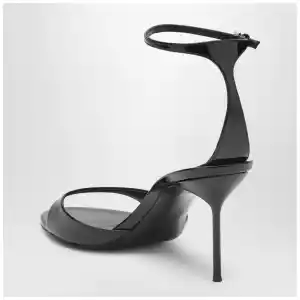 Paris Texas Lidia black patent leather sandal