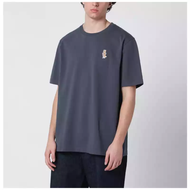 Maison Kitsuné Blue Dressed Fox Comfort-Fit T-shirt