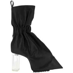 Rick Owens Pull On Cuffed Taquito Ankle Boots