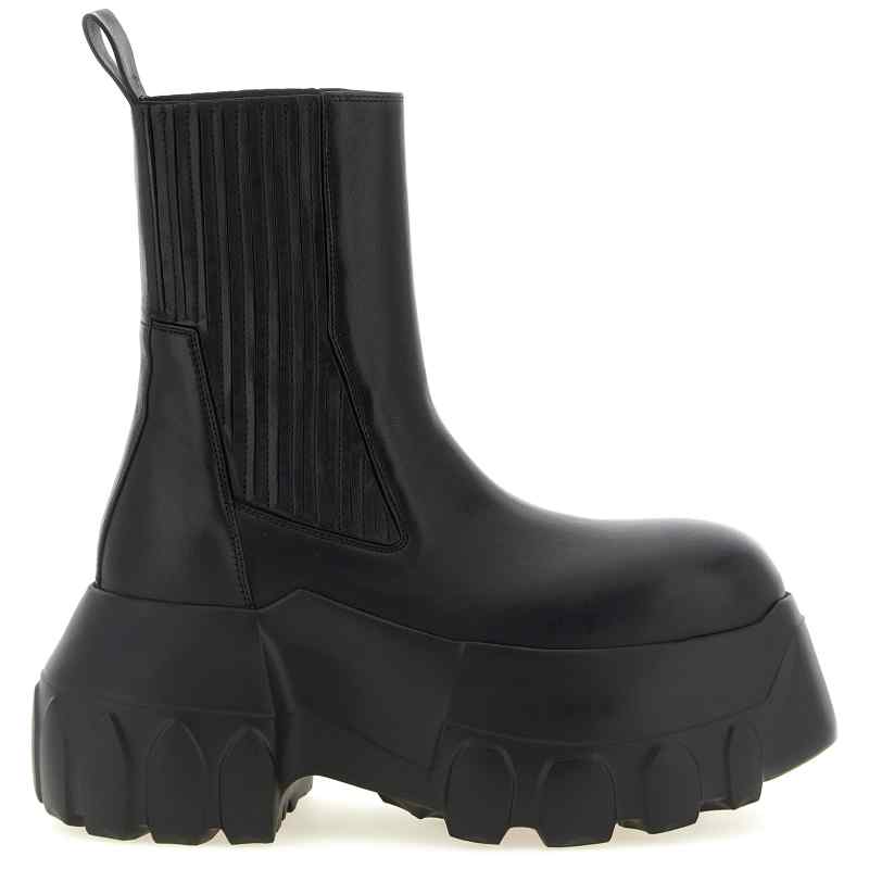 Rick Owens Beatle Mega Tractor Ankle Boots